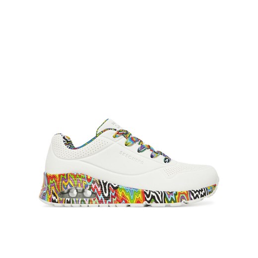 Skechers Sneakersy Jen Stark: Uno - Mini Drip 177959/WMLT Biały ze sklepu MODIVO w kategorii Buty sportowe damskie - zdjęcie 182705013