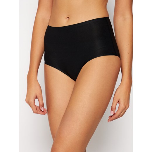 Chantelle Figi klasyczne z wysokim stanem Soft Stretch C26470 Czarny ze sklepu MODIVO w kategorii Majtki damskie - zdjęcie 182705073