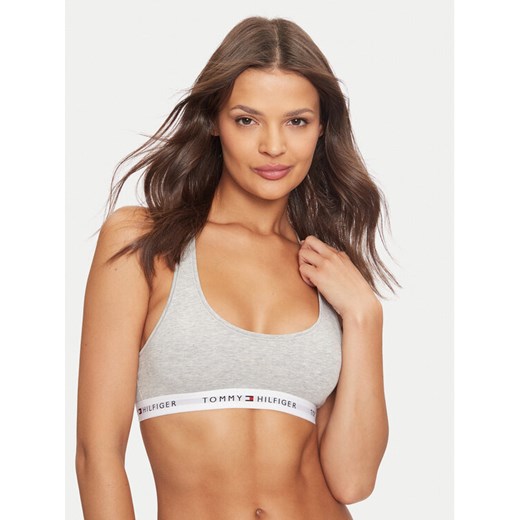 Tommy Hilfiger Biustonosz top Unlined UW0UW03820 Szary ze sklepu MODIVO w kategorii Biustonosze - zdjęcie 182705111