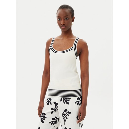 Marella Top Germana 2515361061 Écru Slim Fit ze sklepu MODIVO w kategorii Bluzki damskie - zdjęcie 182705113