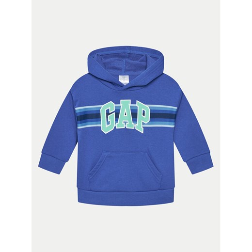 Gap Bluza 707550-04 Niebieski Regular Fit ze sklepu MODIVO w kategorii Bluzy chłopięce - zdjęcie 182705120
