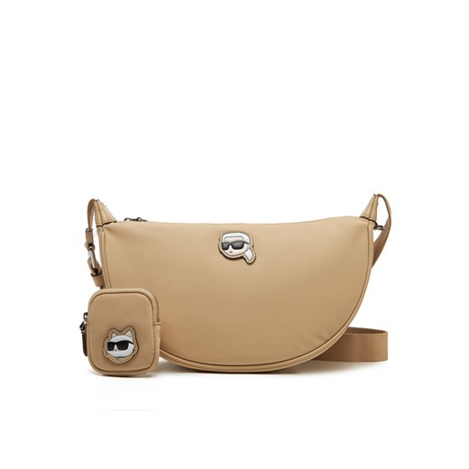 KARL LAGERFELD Torebka A1W30386 Beżowy ze sklepu MODIVO w kategorii Listonoszki - zdjęcie 182705131