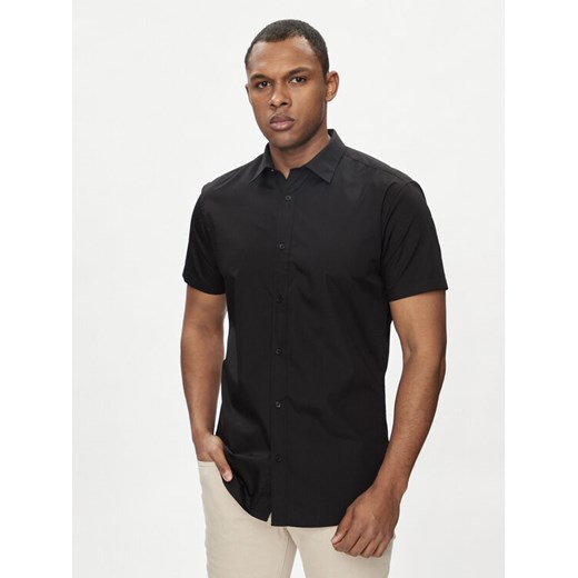 Jack&Jones Koszula Joe 12195062 Czarny Slim Fit ze sklepu MODIVO w kategorii Koszule męskie - zdjęcie 182705141