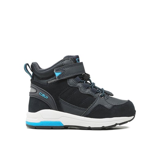 CMP Sneakersy Kids Hadil Leather Wp Urban 3Q84524 Granatowy ze sklepu MODIVO w kategorii Buty zimowe dziecięce - zdjęcie 182705143