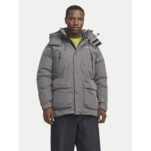 Jack&Jones Kurtka zimowa Kani 12260454 Szary Regular Fit ze sklepu MODIVO w kategorii Kurtki męskie - zdjęcie 182705172
