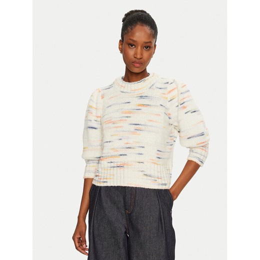 Munthe Sweter 244162124474 Beżowy Regular Fit ze sklepu MODIVO w kategorii Swetry damskie - zdjęcie 182705174