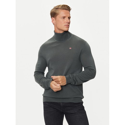 Napapijri Golf Damavand NP0A4GJT Zielony Regular Fit ze sklepu MODIVO w kategorii Swetry męskie - zdjęcie 182705203