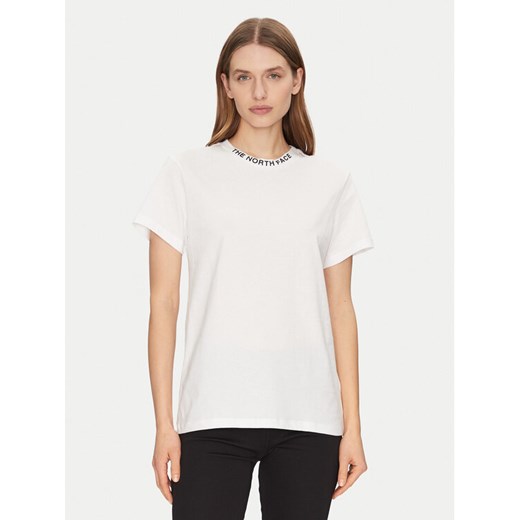 The North Face T-Shirt Zumu NF0A87DJ Biały Relaxed Fit ze sklepu MODIVO w kategorii Bluzki damskie - zdjęcie 182705240
