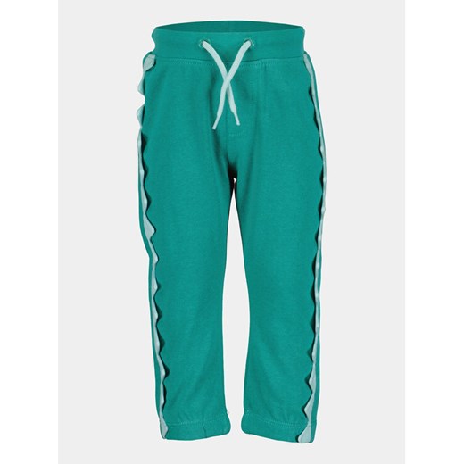 Blue Seven Spodnie dresowe 938085 X Zielony Regular Fit ze sklepu MODIVO w kategorii Spodnie i półśpiochy - zdjęcie 182705270