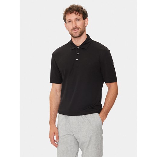 Boss Polo Press 55 50508830 Czarny Regular Fit ze sklepu MODIVO w kategorii T-shirty męskie - zdjęcie 182705281