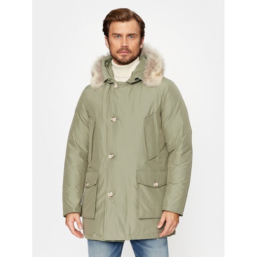 Woolrich Kurtka puchowa Arctic CFWOOU0482MRUT0001 Zielony Regular Fit ze sklepu MODIVO w kategorii Kurtki męskie - zdjęcie 182705314