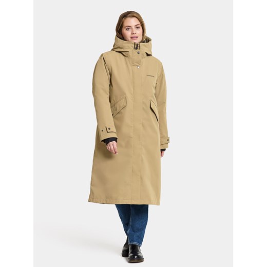 Didriksons Parka Mia Wns Parka L 504828 Beżowy Regular Fit ze sklepu MODIVO w kategorii Parki damskie - zdjęcie 182705321