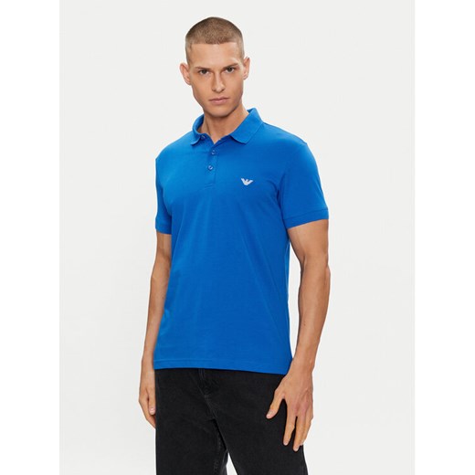 Emporio Armani Underwear Polo 211804 4R482 03233 Niebieski Regular Fit XXL MODIVO