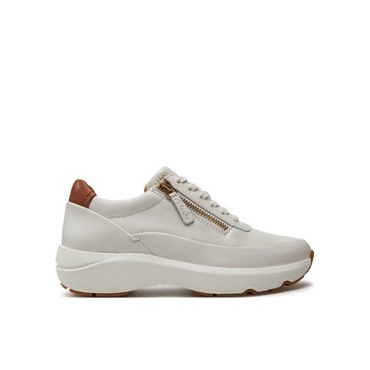 Clarks Sneakersy Tivoli Zip 26176650 Écru ze sklepu MODIVO w kategorii Buty sportowe damskie - zdjęcie 182705372