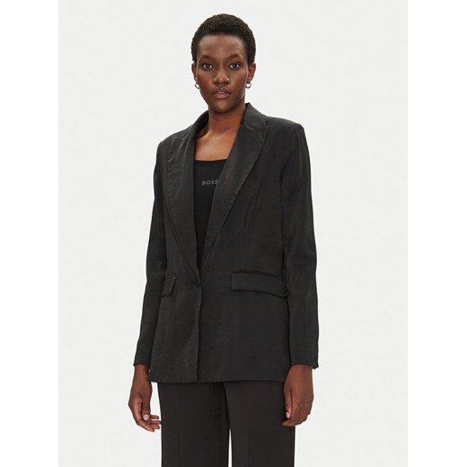 Morgan Marynarka 251-VTEO.F M Czarny Slim Fit ze sklepu MODIVO w kategorii Marynarki damskie - zdjęcie 182705452