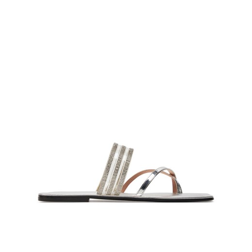 Pollini Japonki SA28220C0ITY199A Srebrny 38 MODIVO