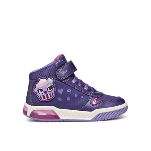 Geox Sneakersy J Inek Girl J36ASC 0CENF C8371 M Fioletowy ze sklepu MODIVO w kategorii Buty sportowe dziecięce - zdjęcie 182705480