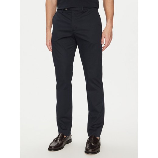 Tommy Hilfiger Chinosy Denton MW0MW38863 Granatowy Slim Fit ze sklepu MODIVO w kategorii Spodnie męskie - zdjęcie 182705504