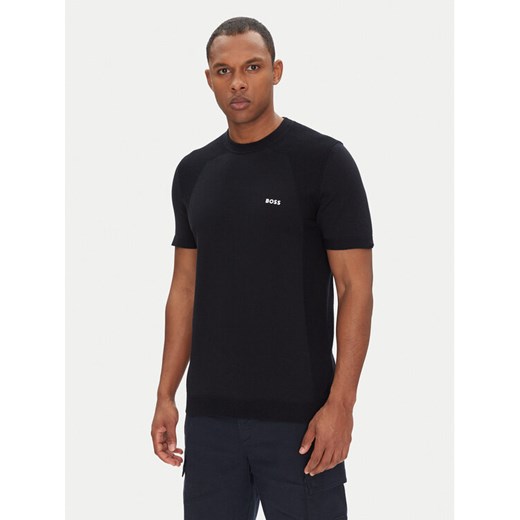 BOSS T-Shirt Momentum 50520683 Granatowy Regular Fit ze sklepu MODIVO w kategorii T-shirty męskie - zdjęcie 182705512