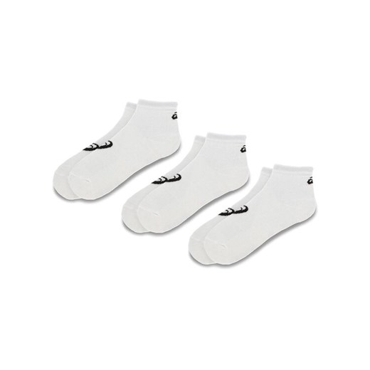 Asics Zestaw 3 par niskich skarpet unisex 3PPK Quarter Sock 155205 Biały ze sklepu MODIVO w kategorii Skarpetki damskie - zdjęcie 182705524