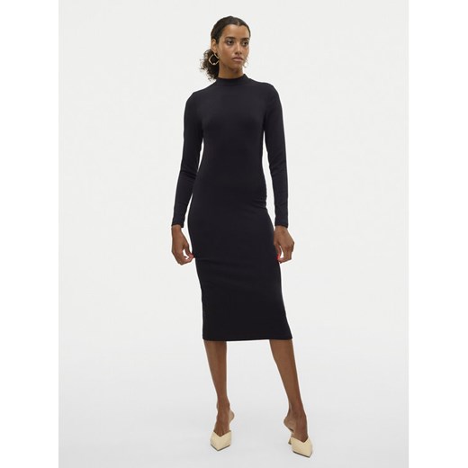 Vero Moda Sukienka codzienna Mary 10314441 Czarny Slim Fit ze sklepu MODIVO w kategorii Sukienki - zdjęcie 182705542