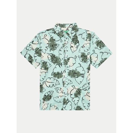 United Colors Of Benetton Koszula 5OUGCQ030 Kolorowy Regular Fit ze sklepu MODIVO w kategorii Koszule chłopięce - zdjęcie 182705583