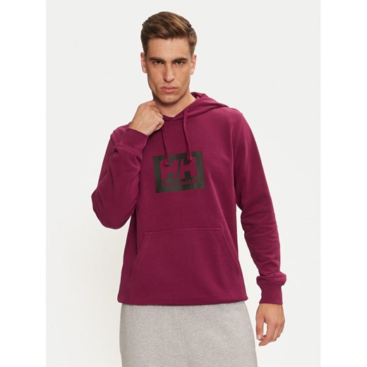 Helly Hansen Bluza HH Box 53289 Fioletowy Regular Fit ze sklepu MODIVO w kategorii Bluzy męskie - zdjęcie 182705584