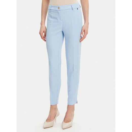 Maryley Spodnie materiałowe 25EB52Z/M24/43MA Błękitny Regular Fit ze sklepu MODIVO w kategorii Spodnie damskie - zdjęcie 182705590