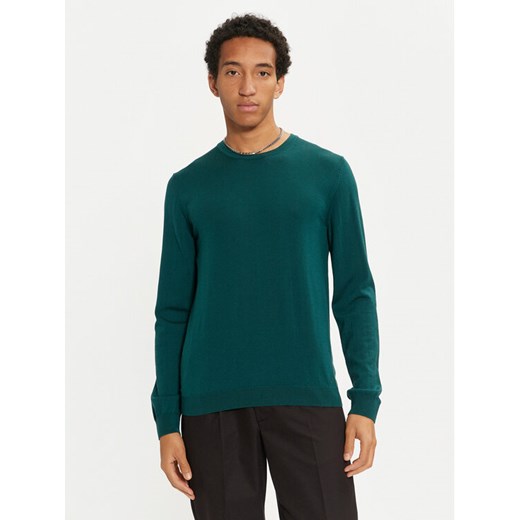 Hugo Sweter San Cedric-M1 50476832 Zielony Regular Fit ze sklepu MODIVO w kategorii Swetry męskie - zdjęcie 182705640
