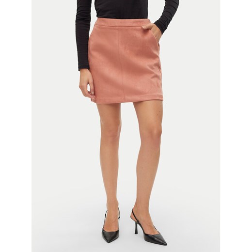 Vero Moda Spódnica mini Donnadina 10210430 Różowy Regular Fit ze sklepu MODIVO w kategorii Spódnice - zdjęcie 182705701