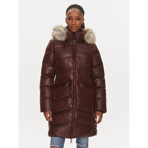 Calvin Klein Kurtka puchowa K20K207071 Brązowy Regular Fit ze sklepu MODIVO w kategorii Kurtki damskie - zdjęcie 182705721