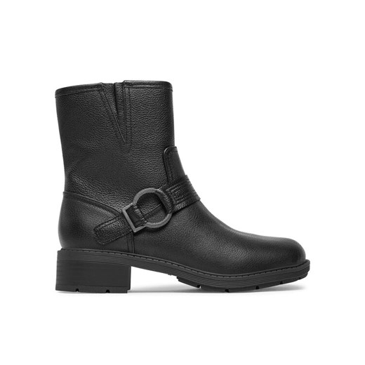 Clarks Botki Hearth Cross 261742344 Czarny ze sklepu MODIVO w kategorii Botki - zdjęcie 182705743