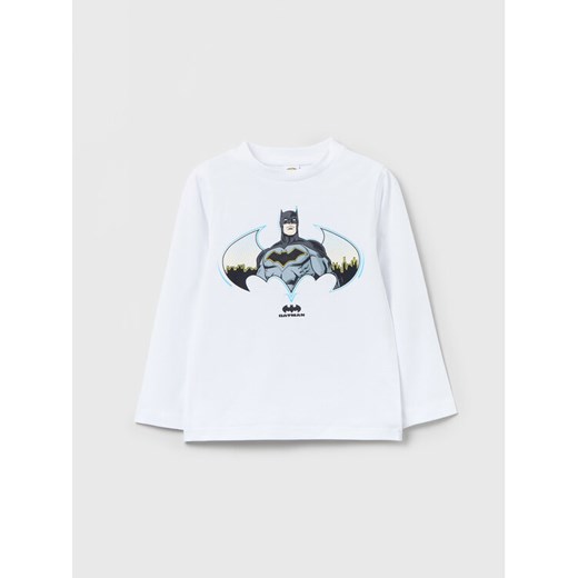 OVS Bluzka BATMAN 1599091 Biały Regular Fit ze sklepu MODIVO w kategorii T-shirty chłopięce - zdjęcie 182705750