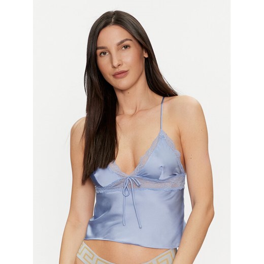 Hunkemöller Koszulka piżamowa Marcela 204993 Niebieski Regular Fit ze sklepu MODIVO w kategorii Piżamy damskie - zdjęcie 182705790