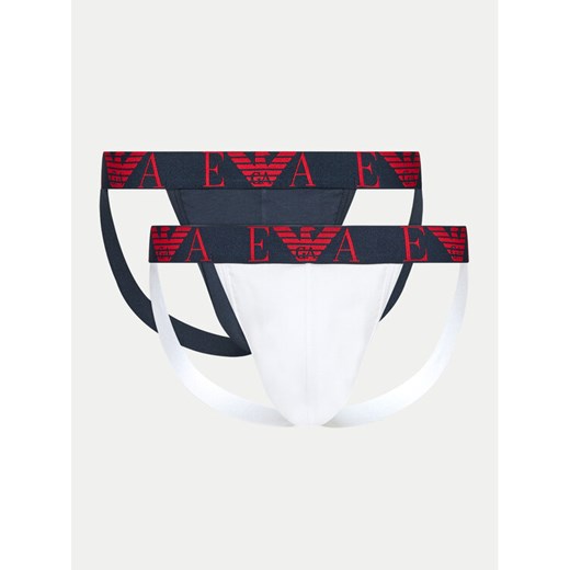 Emporio Armani Underwear Komplet 2 par slipów Jock Strap 111932 4F715 20235 Kolorowy ze sklepu MODIVO w kategorii Majtki męskie - zdjęcie 182705812