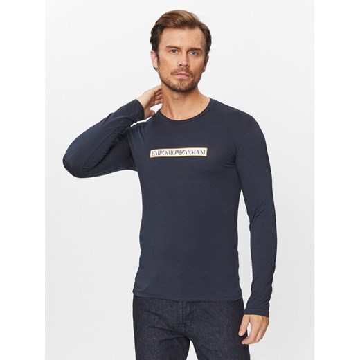 Emporio Armani Underwear Longsleeve 111023 3F517 00135 Granatowy Regular Fit L MODIVO