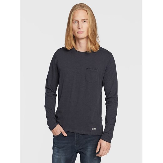 Blend Longsleeve Nicolai 20703060 Granatowy Regular Fit ze sklepu MODIVO w kategorii T-shirty męskie - zdjęcie 182705890