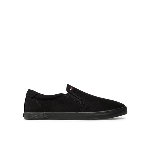 Tommy Hilfiger Tenisówki Iconic Slip On FM0FM00597 Czarny ze sklepu MODIVO w kategorii Trampki męskie - zdjęcie 182705921