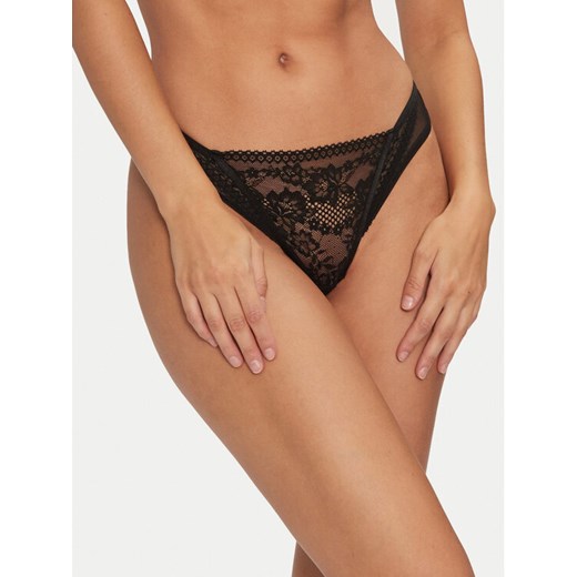 Hunkemöller Figi brazylijskie Vera 206276 Czarny ze sklepu MODIVO w kategorii Majtki damskie - zdjęcie 182706004