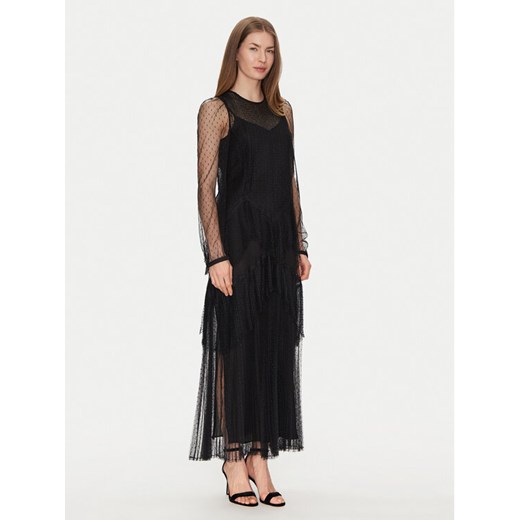 TWINSET Sukienka letnia 251TP2510 Czarny Regular Fit ze sklepu MODIVO w kategorii Sukienki - zdjęcie 182706010