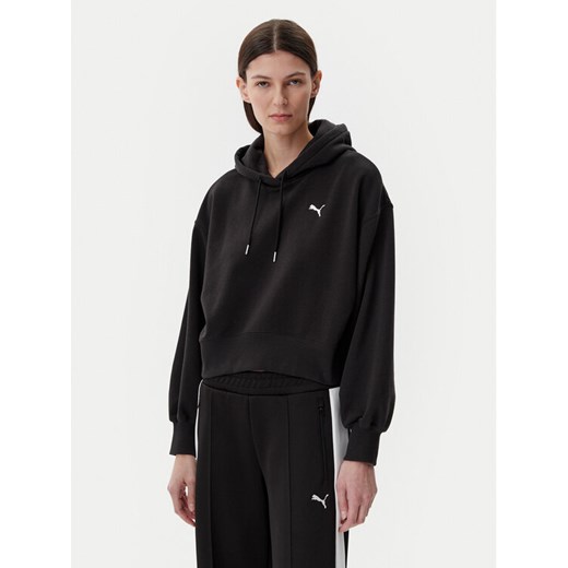Puma Bluza Ess 629746 Czarny Relaxed Fit ze sklepu MODIVO w kategorii Bluzy damskie - zdjęcie 182706081