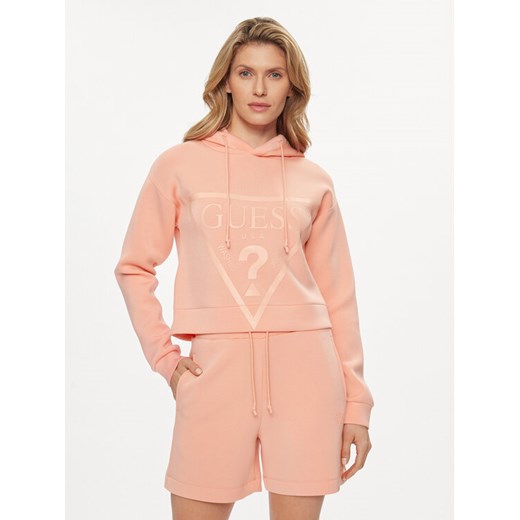 Guess Bluza New Alisa V2YQ08 K7UW2 Koralowy Regular Fit ze sklepu MODIVO w kategorii Bluzy damskie - zdjęcie 182706133