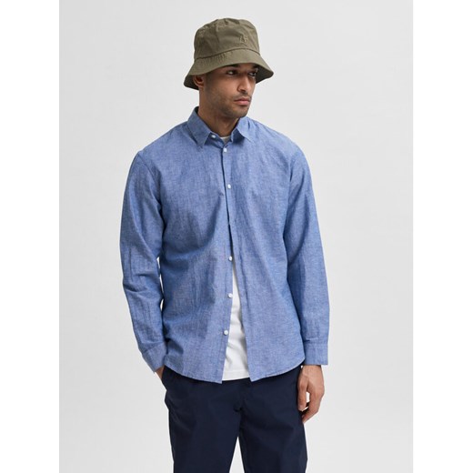 Selected Homme Koszula 16078867 Niebieski Slim Fit ze sklepu MODIVO w kategorii Koszule męskie - zdjęcie 182706171