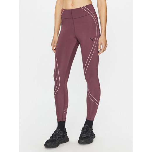 Puma Legginsy Studio Ultrabare 524101 Różowy Tight Fit ze sklepu MODIVO w kategorii Spodnie damskie - zdjęcie 182706262