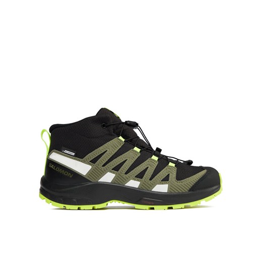 Salomon Trekkingi Xa Pro V8 Mid Climasalomon™ Waterproof L47289400 Czarny ze sklepu MODIVO w kategorii Buty trekkingowe dziecięce - zdjęcie 182706274