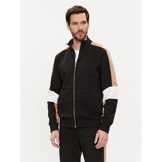 Boss Bluza Shepherd 50512683 Czarny Regular Fit ze sklepu MODIVO w kategorii Bluzy męskie - zdjęcie 182706391