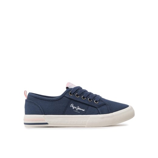 Pepe Jeans Tenisówki Brady Basic G PGS30561 Granatowy ze sklepu MODIVO w kategorii Trampki dziecięce - zdjęcie 182706434