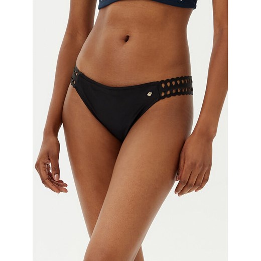 BOSS Dół od bikini Eyelet 50540658 Czarny Regular Fit ze sklepu MODIVO w kategorii Stroje kąpielowe - zdjęcie 182706492