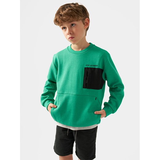 Mayoral Bluza 6468 Zielony Regular Fit ze sklepu MODIVO w kategorii Bluzy chłopięce - zdjęcie 182706493