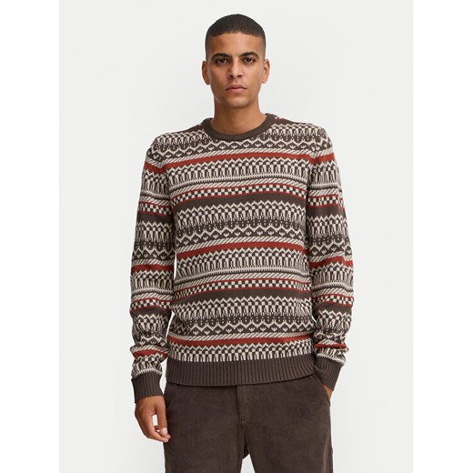 Blend Sweter 20717485 Brązowy Regular Fit ze sklepu MODIVO w kategorii Swetry męskie - zdjęcie 182706513
